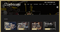 Desktop Screenshot of nightrage.com